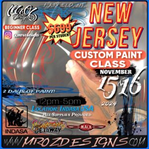 New Jersey Custom Paint Class $699